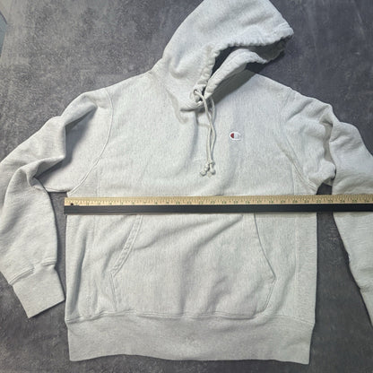 Champion Reverse Weave Hoodie Heather Gray M