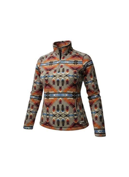 Powder River Outfitters Panhandle XL Western Aztec Southwest Fleece Pullover