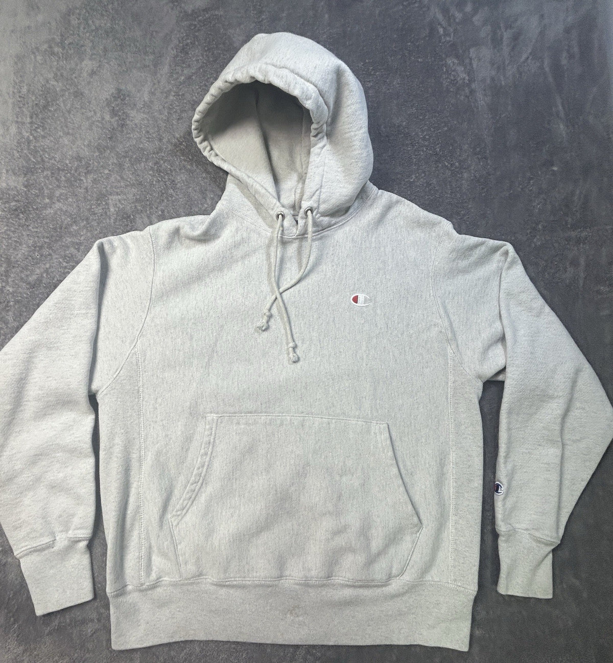 Champion Reverse Weave Hoodie Heather Gray M