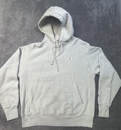 Champion Reverse Weave Hoodie Heather Gray M