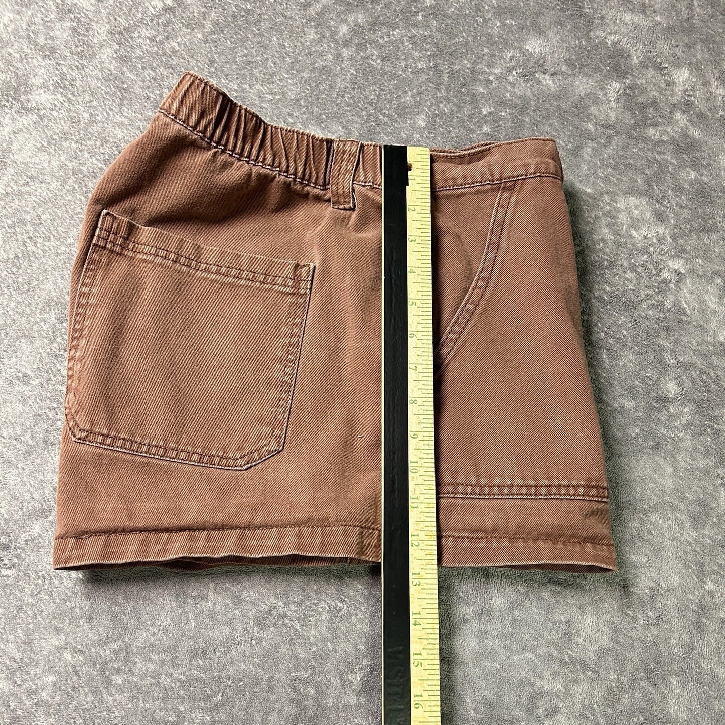 Wild Fable Womens 16 Brown Super High Rise Utility Shorts Cotton Workwear