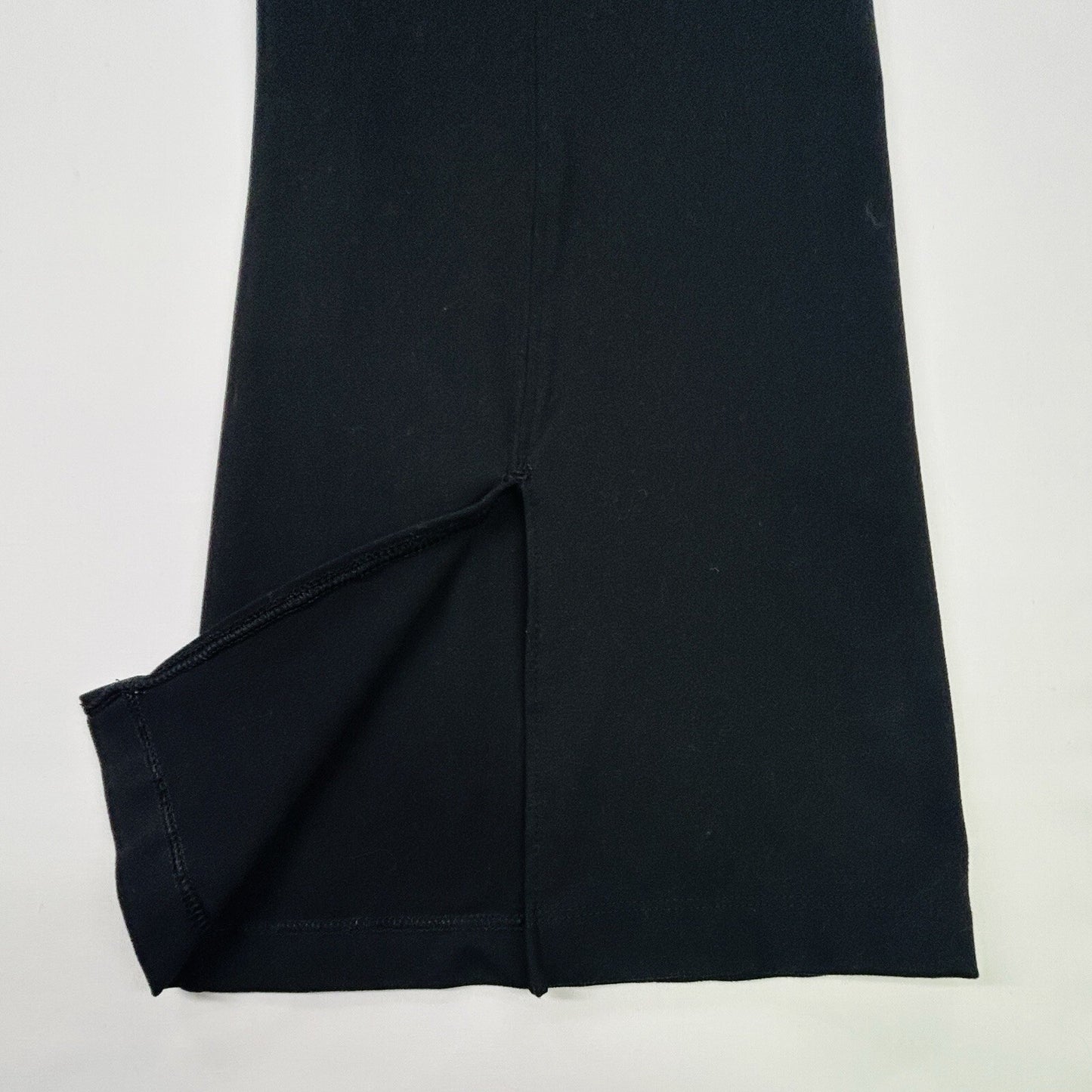 Calvin Klein Performance Black Bootcut Yoga Pants Split Hem Stretch Women's M