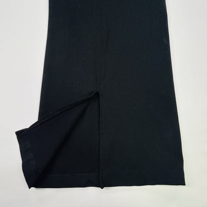 Calvin Klein Performance Black Bootcut Yoga Pants Split Hem Stretch Women's M
