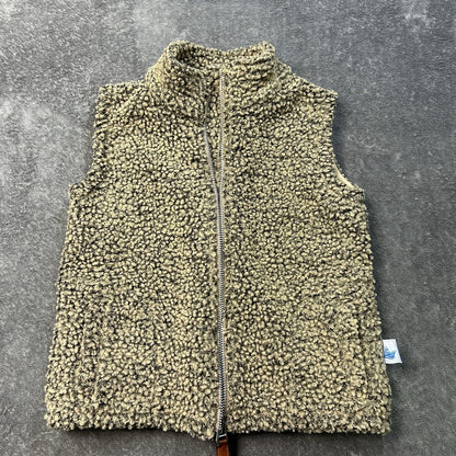 Southbound Kids Sherpa Full Zip Vest Brown 5