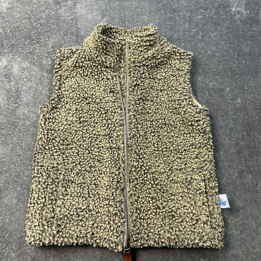 Southbound Kids Sherpa Full Zip Vest Brown 5