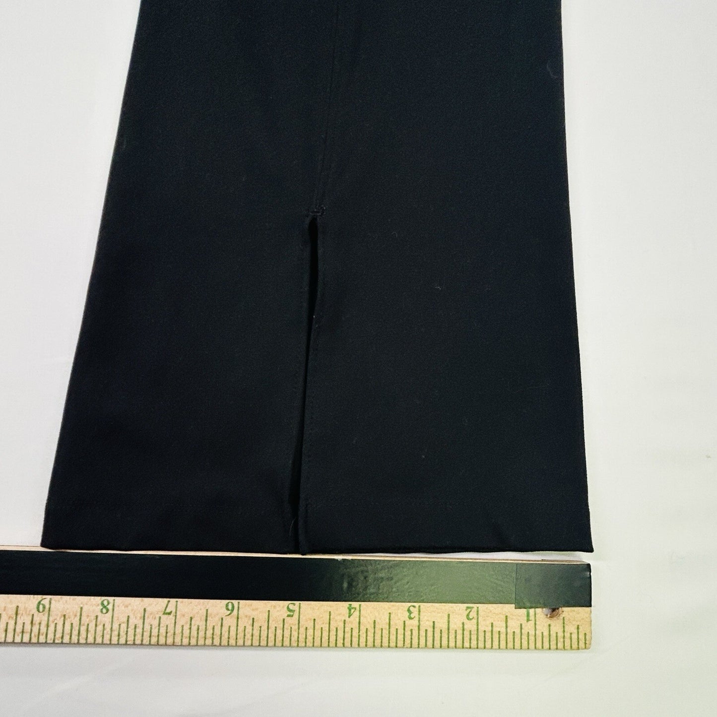 Calvin Klein Performance Black Bootcut Yoga Pants Split Hem Stretch Women's M