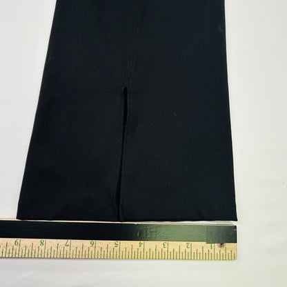 Calvin Klein Performance Black Bootcut Yoga Pants Split Hem Stretch Women's M