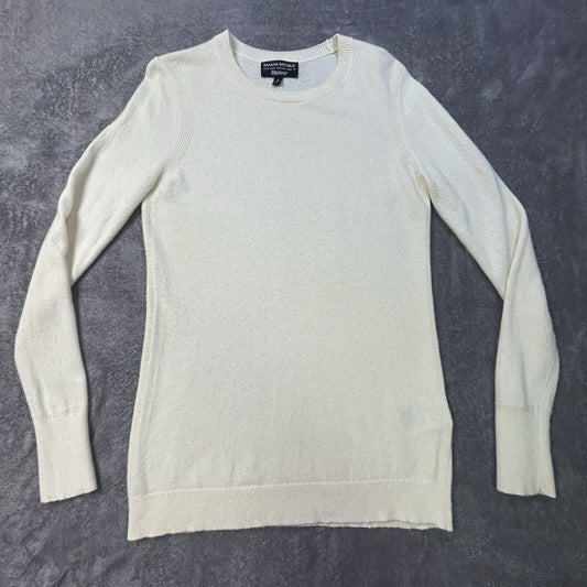 Banana Republic Filpucci Italian Ivory Crewneck Small