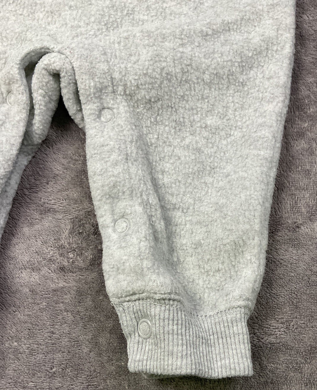 🐧 Carter's Fleece Penguin Romper (6M)