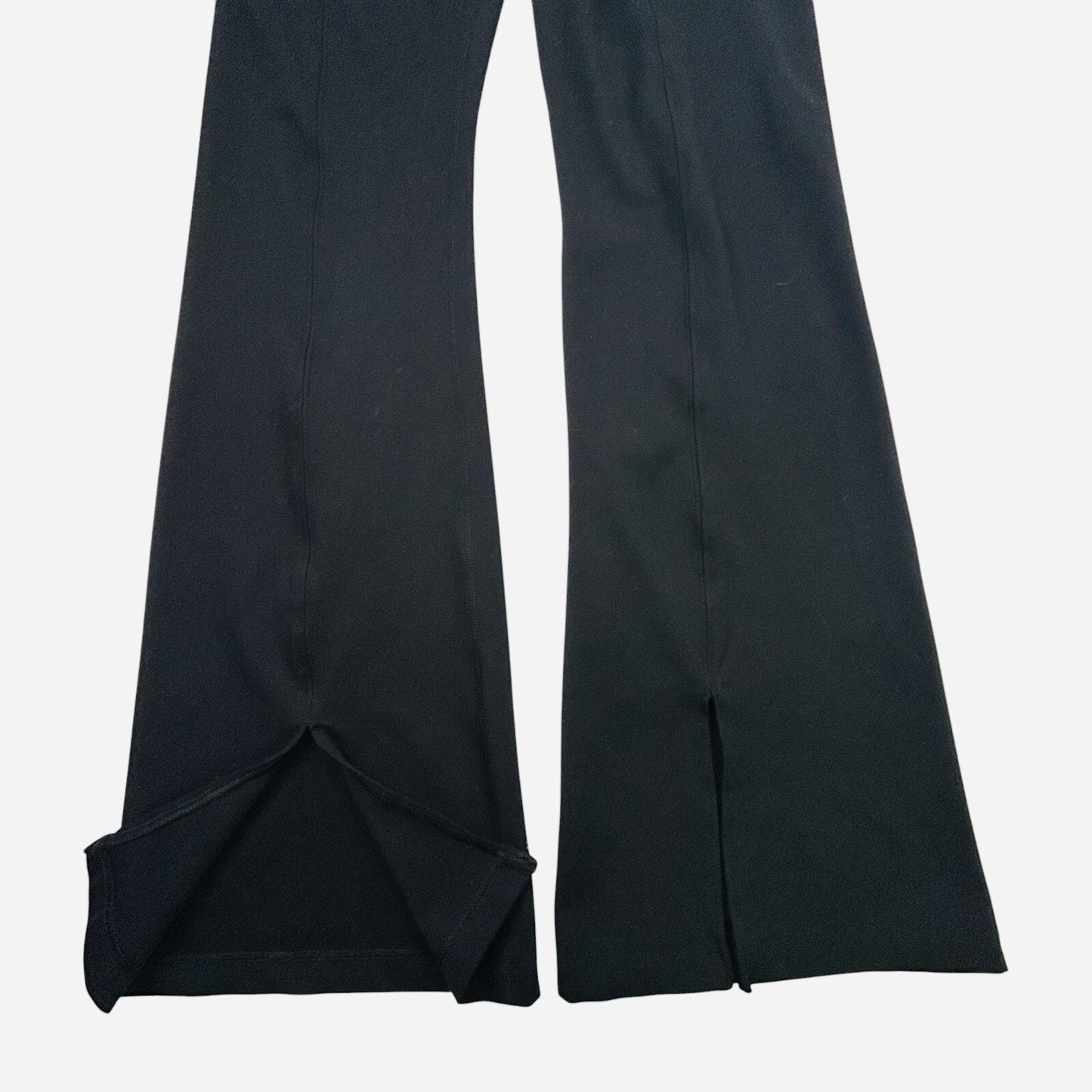 Calvin Klein Performance Black Bootcut Yoga Pants Split Hem Stretch Women's M