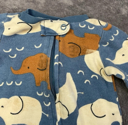 🐘 Carter's Elephant Dual-Zip Sleeper (Newborn)