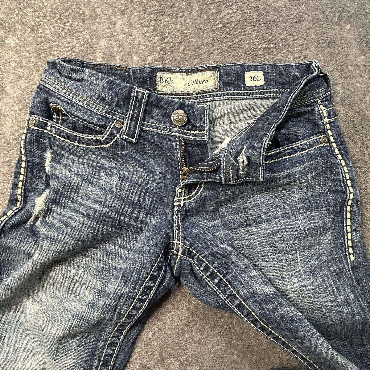 BKE Culture Women's Bootcut Jeans Blue 26L