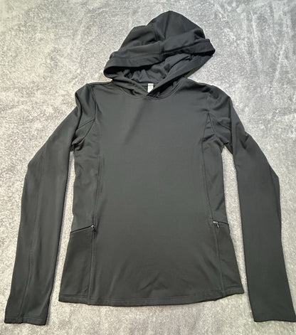 Mono B Women’s Thumbhole Pullover Hoodie Black M