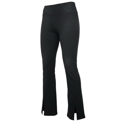 Calvin Klein Performance Black Bootcut Yoga Pants Split Hem Stretch Women's M