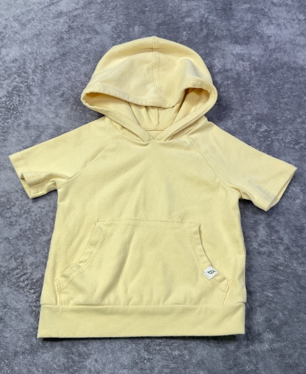 Easy-Peasy Hooded Short Sleeve Sweatshirt 12 months