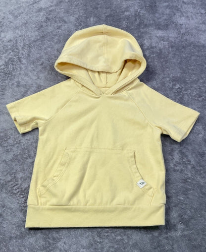 Easy-Peasy Hooded Short Sleeve Sweatshirt 12 months
