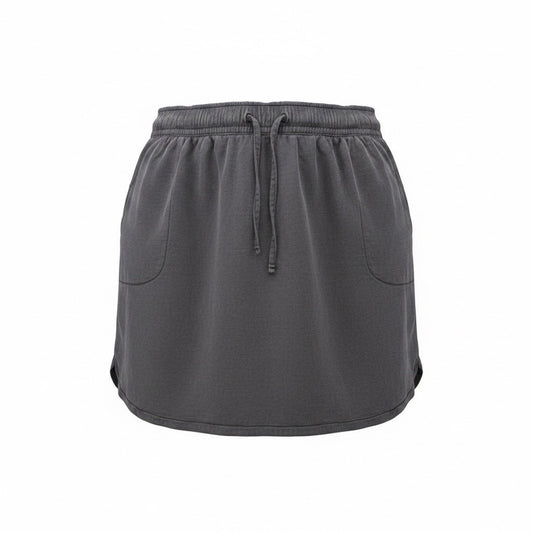 Sonoma Charcoal Gray  Pull On Skirt Women's 2X Lyocell Rayon Drawstring