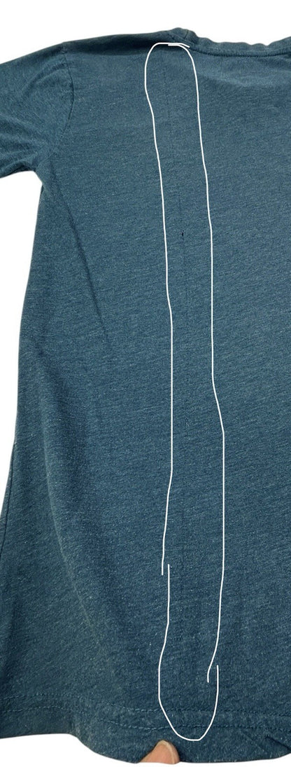 Lucky Brand Women's Graphic T-Shirt Lucky Brand 1990 Clover Blue Size L/G 14-16