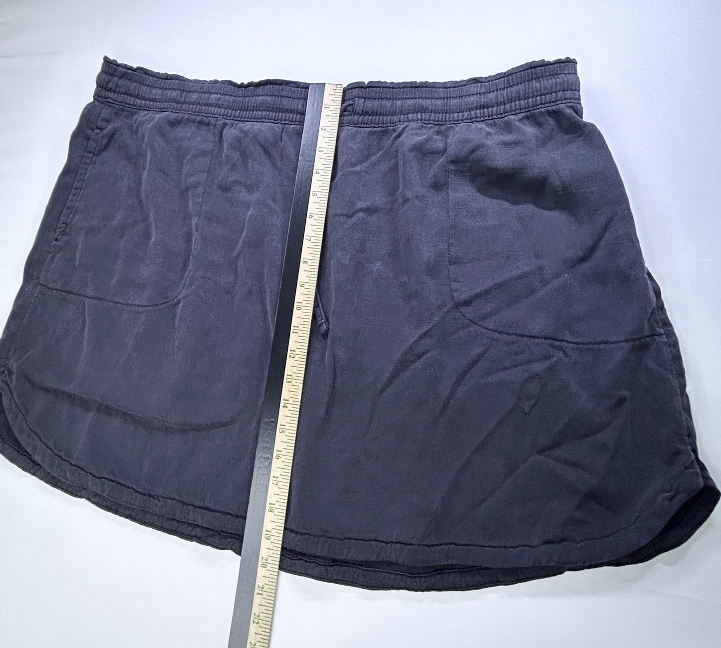 Sonoma Charcoal Gray  Pull On Skirt Women's 2X Lyocell Rayon Drawstring