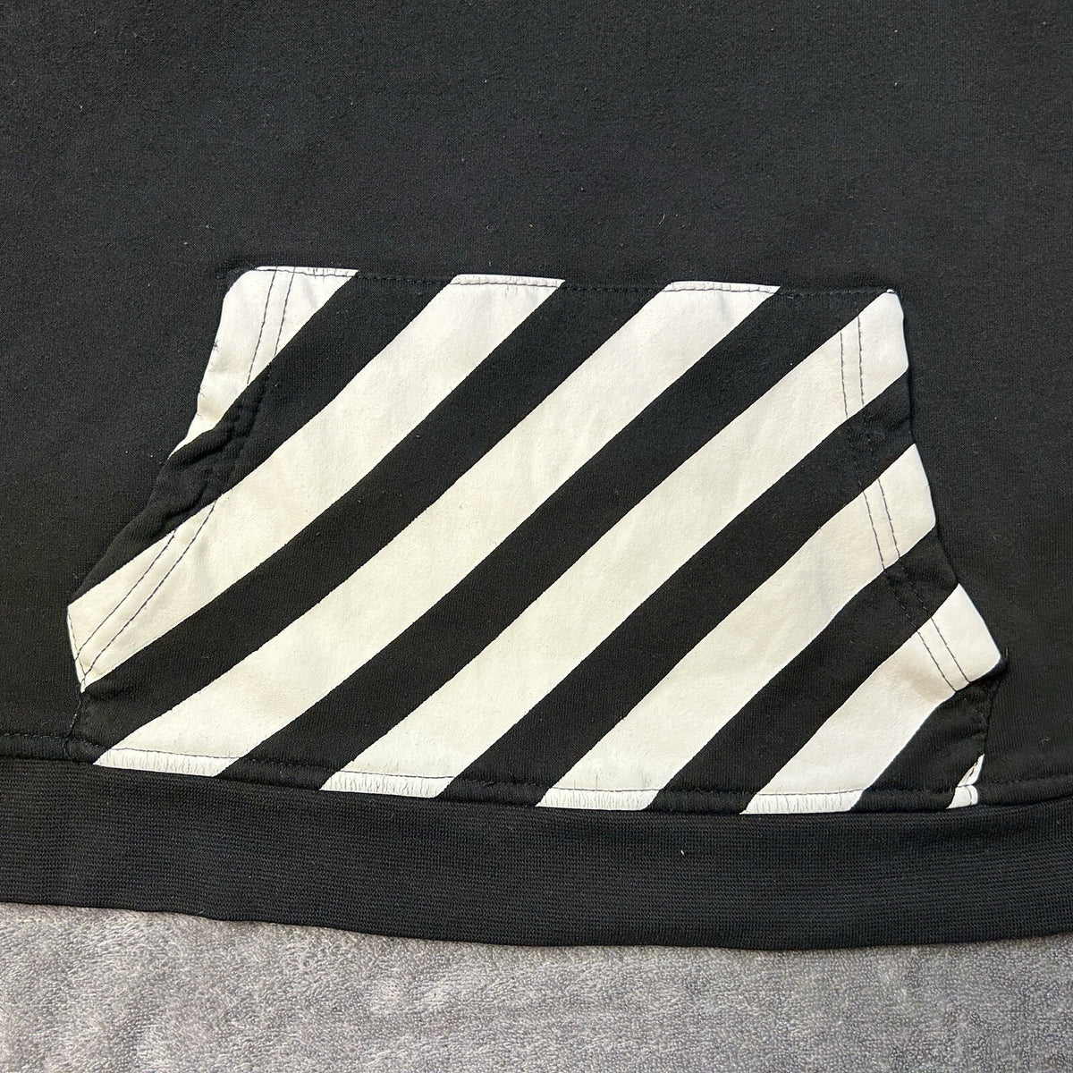 Brooklyn Cloth Rose Stripe Hoodie Black (Youth) L