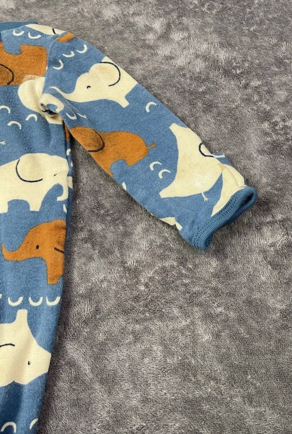 🐘 Carter's Elephant Dual-Zip Sleeper (Newborn)