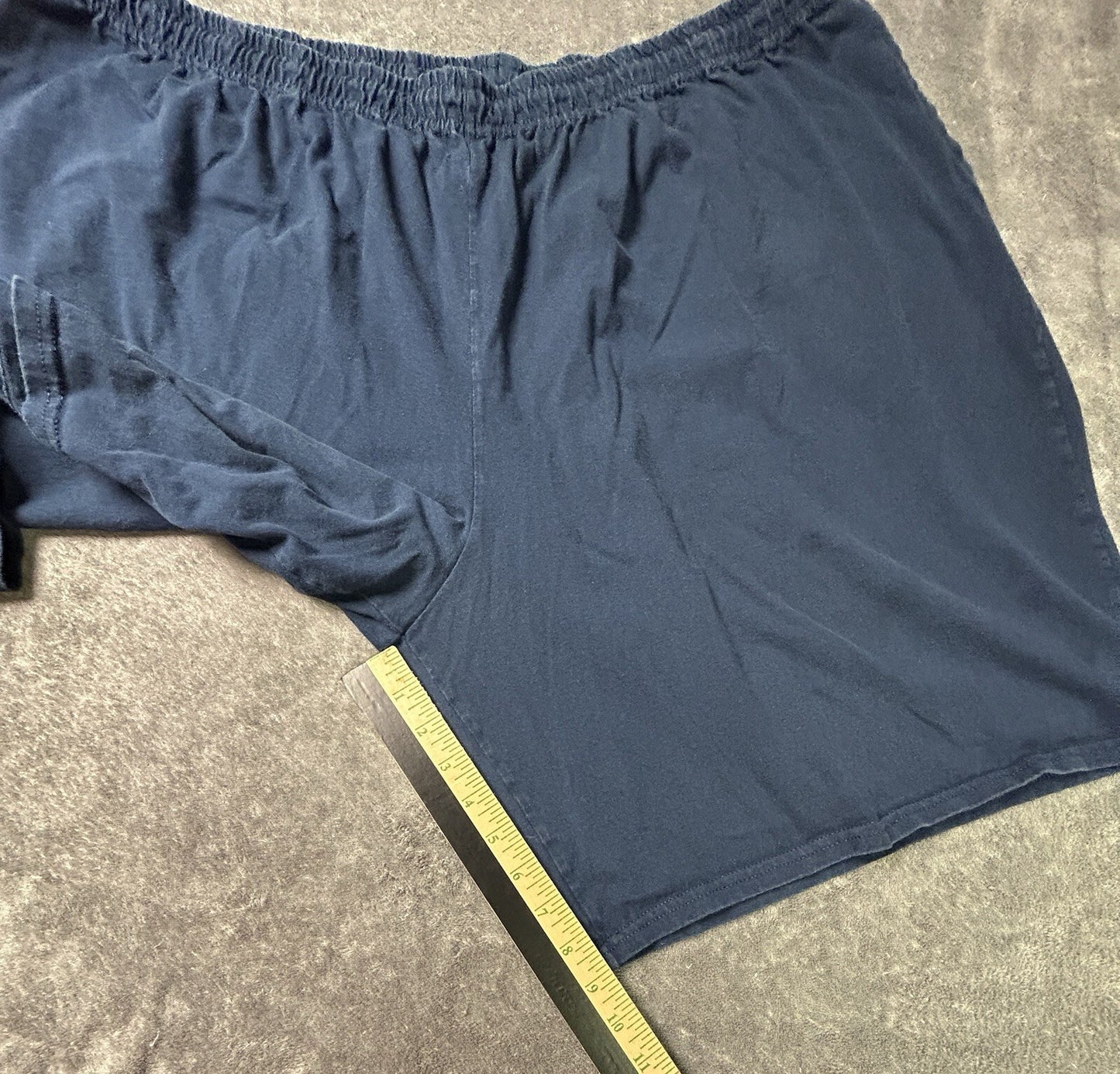 Russell Athletic Mens 4XL Navy Blue Elastic Waist Athletic Shorts