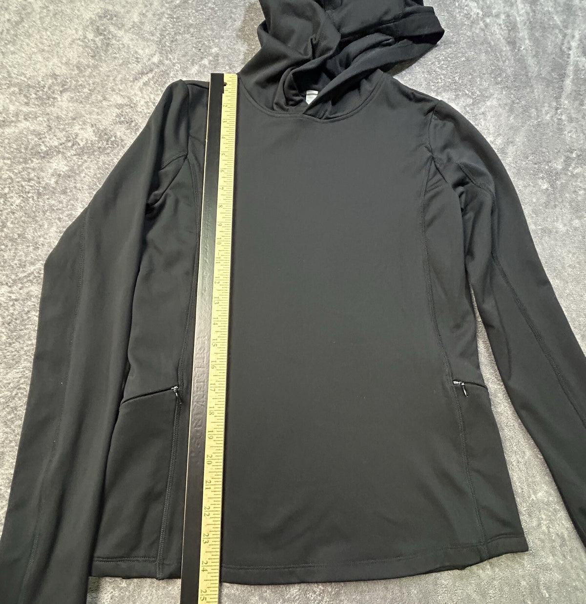 Mono B Women’s Thumbhole Pullover Hoodie Black M