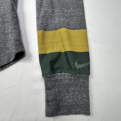 Nike Green Bay Packers Women’s Long Sleeve Shirt Gray NFL Team Apparel Medium