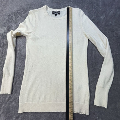 Banana Republic Filpucci Italian Ivory Crewneck Small