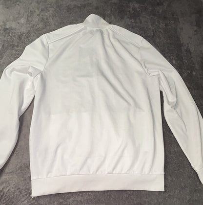 Kenneth Cole New York Mens Medium White Full Zip Athletic Jacket