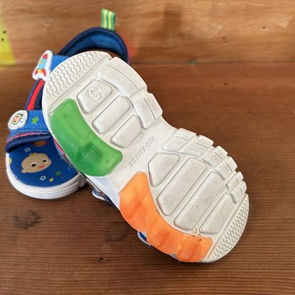 CoComelon JJ Cody Toddler Sandals Size 5 Blue Multicolor