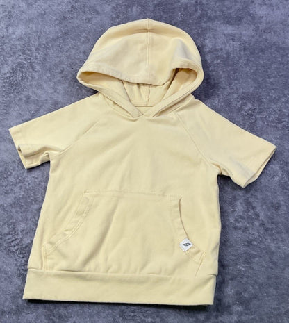 Easy-Peasy Hooded Short Sleeve Sweatshirt 12 months