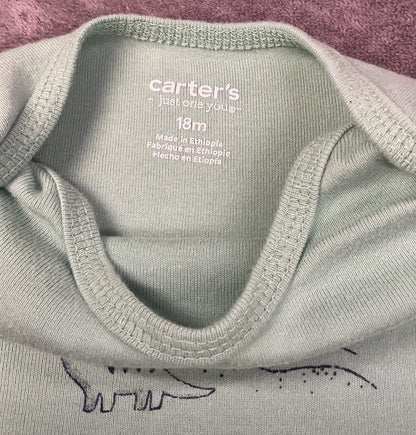 🌿 Carter's "Little Optimist" Bodysuit (18 Months)