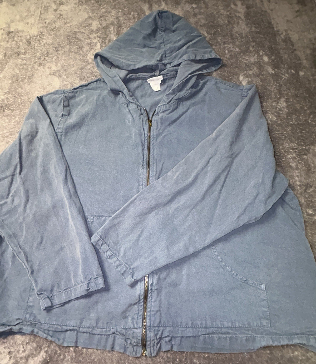 Vintage 90s BTB Better Than Basic A.C.C. Zip Up Jacket Light Blue Canada 1XL