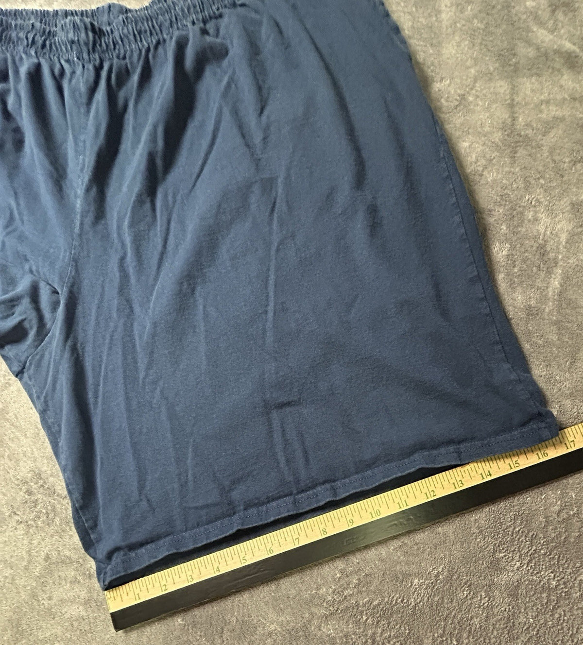 Russell Athletic Mens 4XL Navy Blue Elastic Waist Athletic Shorts