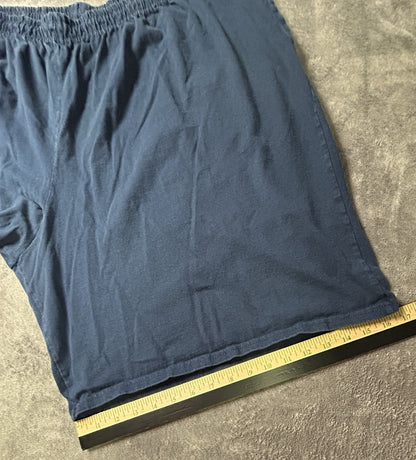 Russell Athletic Mens 4XL Navy Blue Elastic Waist Athletic Shorts