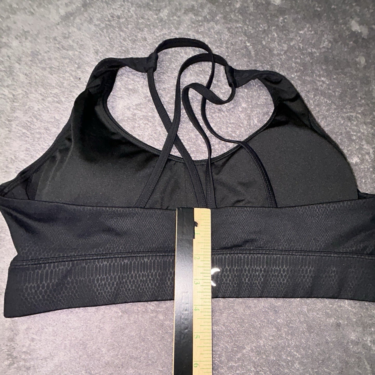ZYIA Active Sports Bra Womens XXL Black Animal Print Athletic Workout