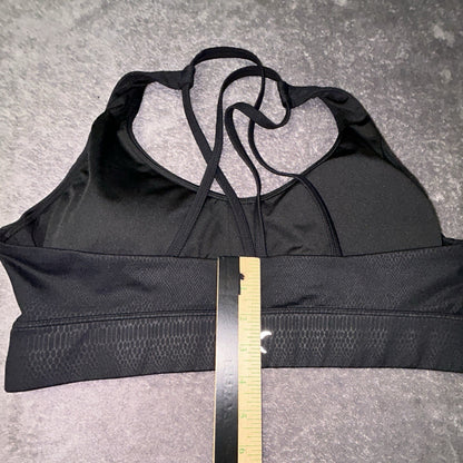 ZYIA Active Sports Bra Womens XXL Black Animal Print Athletic Workout