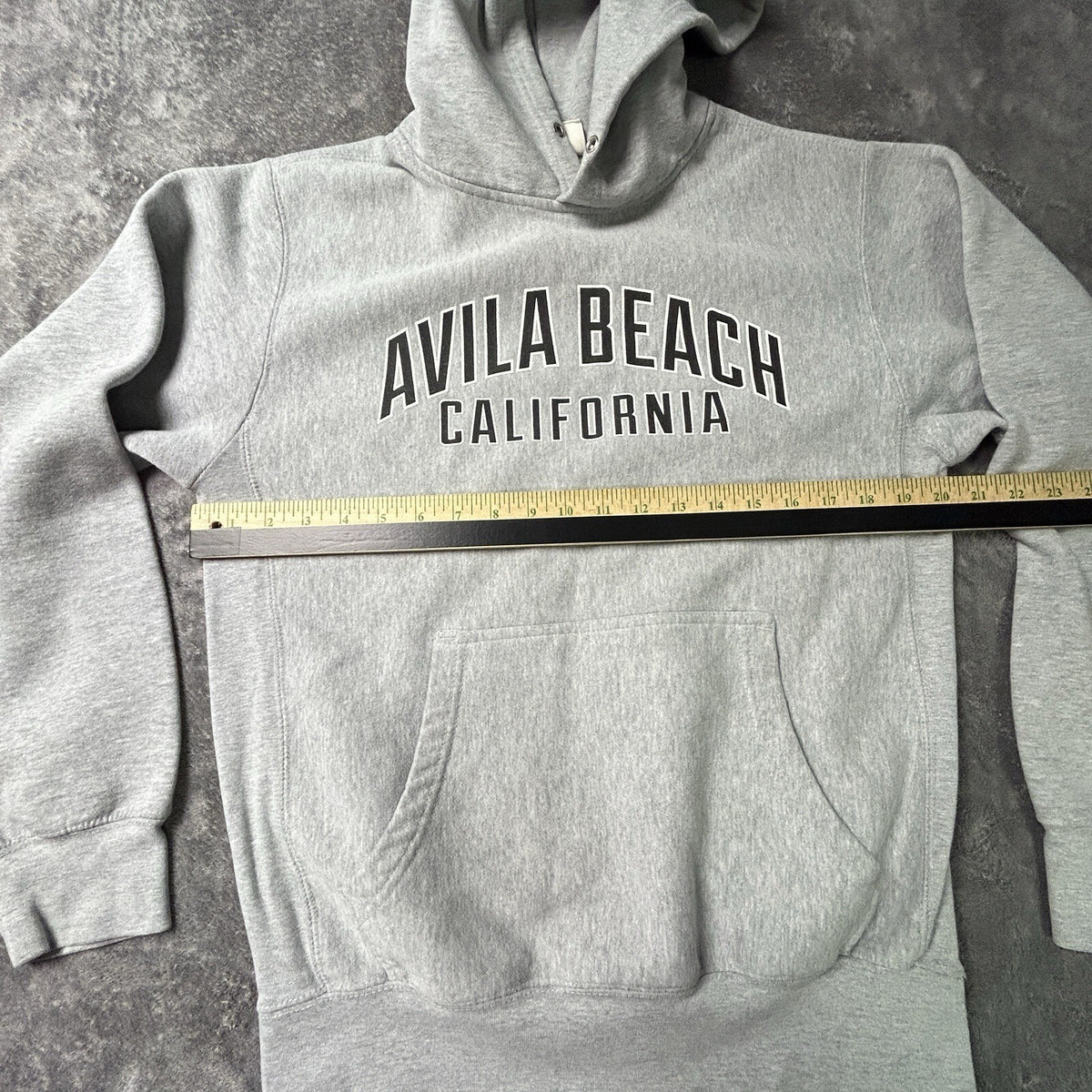 VTG MV Sport Pro-Weave Avila Beach California Gray Hoodie Size Small