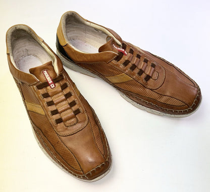 Pikolinos Men’s Brown Leather Slip On Comfort Shoes. EU-44, US 11 Casual Walking