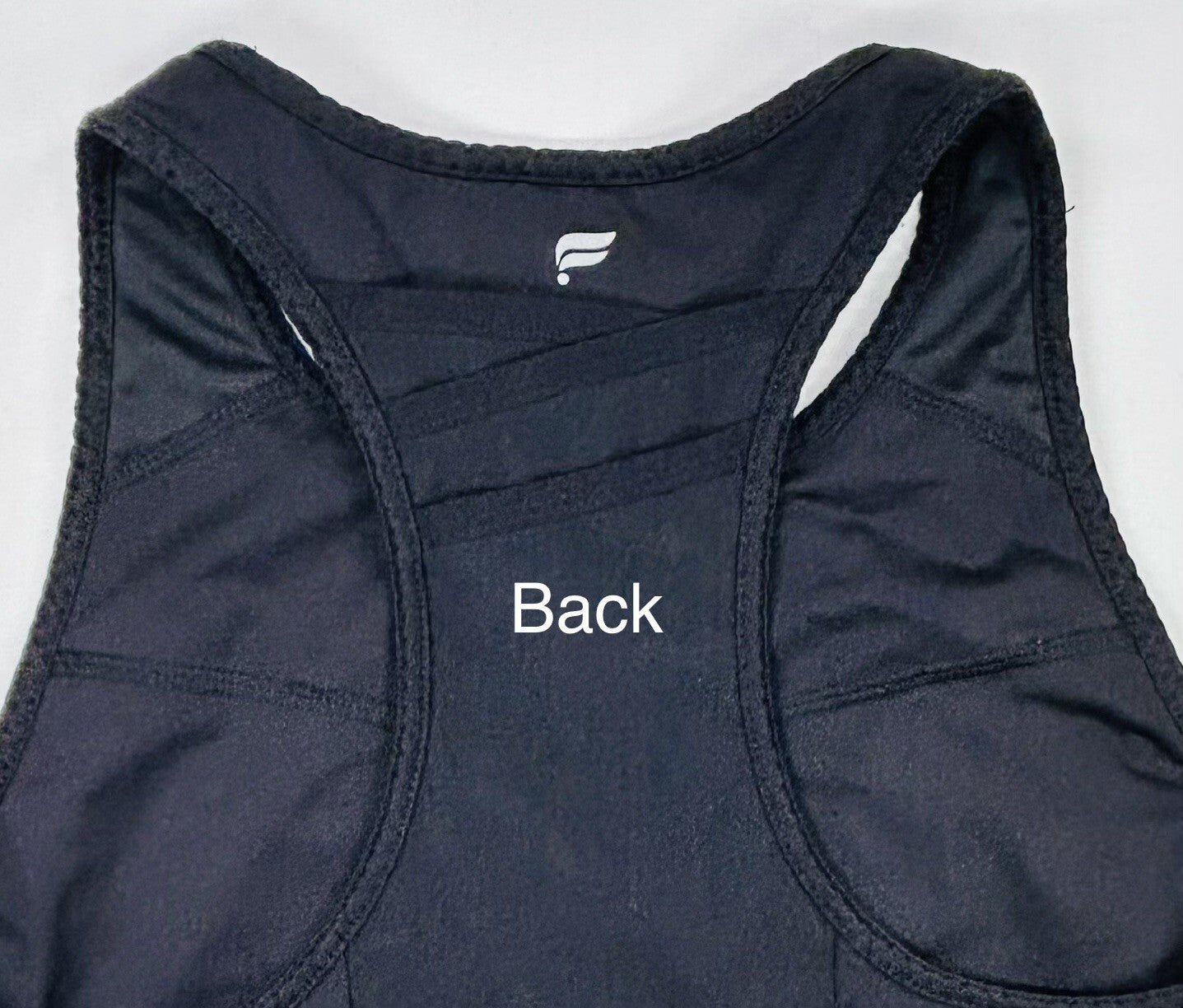 Fabletics Black Racerback Sports Bra Women Size Unknown Racerback