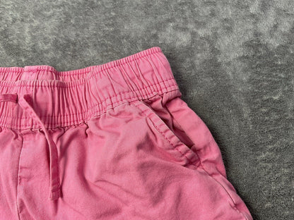 Jumping Beans Girls Pink Dolphin Hem Drawstring Shorts Size 8 Elastic Waist