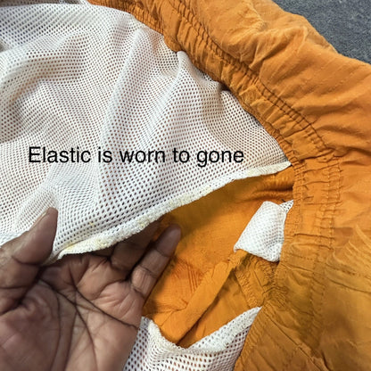 Tommy Bahama Men’s XL Orange Palm Tree Swim Trunks Cargo Board Shorts