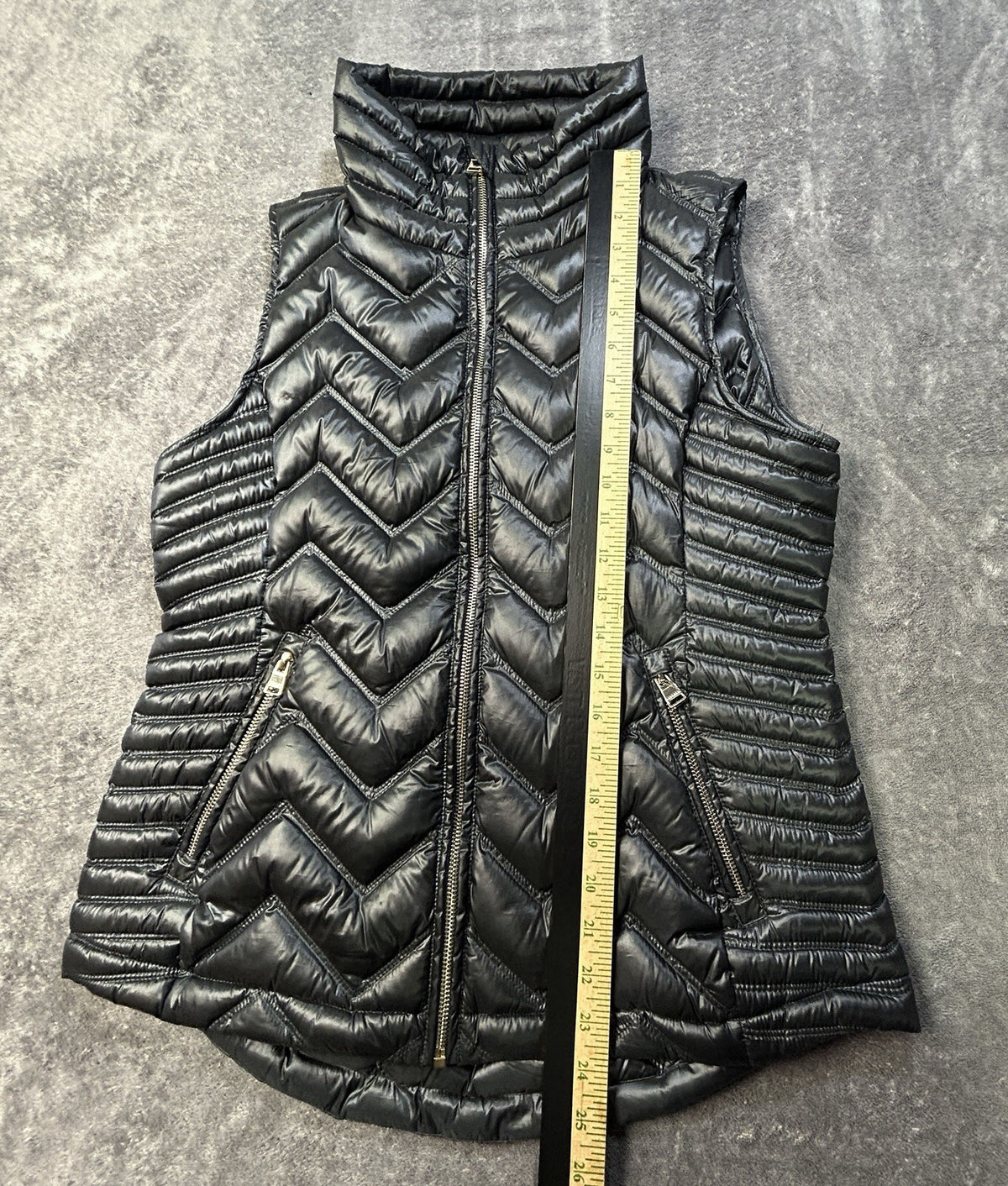 Calvin Klein Down Quilted Puff Vest Charcoal Gray M