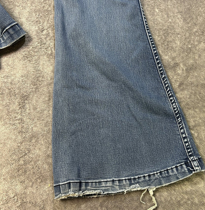 Free People Jeans W26 Frayed Hem Blue