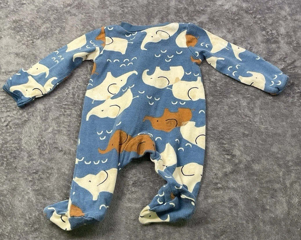 🐘 Carter's Elephant Dual-Zip Sleeper (Newborn)