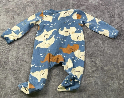 🐘 Carter's Elephant Dual-Zip Sleeper (Newborn)