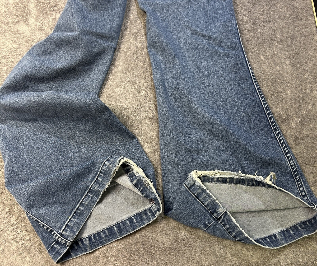Free People Jeans W26 Frayed Hem Blue