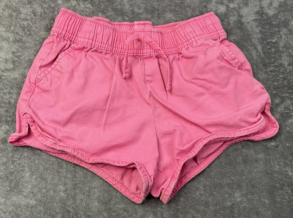 Jumping Beans Girls Pink Dolphin Hem Drawstring Shorts Size 8 Elastic Waist