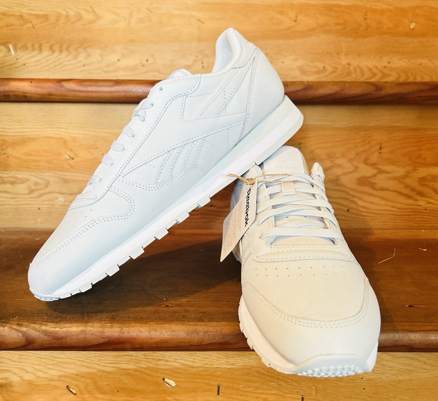 Reebok Classic Leather Men's Size 13 White Sneakers New With Box Casual Shoes